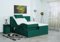Boxspringbett Lapi 240x220, VS-Türkis, 7-Zohnen Taschenfederkernmatratze, Ergoflex - Inklusive Aufbau - Deutscher Hersteller