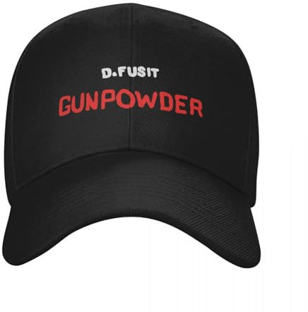 HFGAASSH Baseballmütze D FUSIT Gunpowder Hüte Trucker Cap Geburtstag Angelmützen Mann Trucker Hüte für Männer Damen Urlaub Sport Geschenke