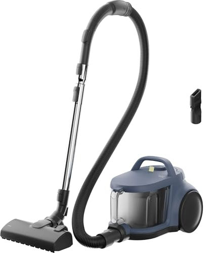 AEG CLEAN 5000 Staubsauger Beutellos, Bodenstaubsauger für alle Bodenbeläge, Zubehör, 1000 Watt, 9m Aktionsradius, 2l Staubbehälter, 50% Recyclingmaterial, Waschbarer HEPA-Filter, Blau, AL51C1LDB