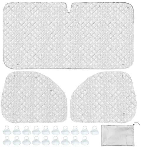 Sonnenschutz Für Die Windschutzscheibe Für Fiat Für Ducato 2006–2022, Thermo-Sonnenschutz Für Die Frontscheibe, Innenrollo Sonnenschutz Frontscheibe