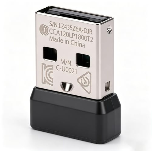 VBESTLIFE Receptor USB, Dongle Inalámbrico Universal para MX Keys Mini, K860, 3s, MX Anywhere 3, Nuevo Lift Vertical, Teclado y Ratón M650