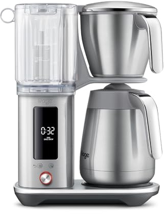 Sage - The Luxe Brewer Thermal One Touch Crafted Coffee - SCA Golden Cup, Programmable, Dual-Wall Thermal Carafe, Cone & Flat Bottom Filters, 1.77L Removable Water Tank (Renewed)