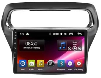 Radio Macchina Touch Screen per Ford Escort 2014-2016 Schermo Touch Portatile Wireless di Backup con Bluetooth Wifi, Controllo Vocale, Aux, Mirror, 4 Nucleo 2G+32G