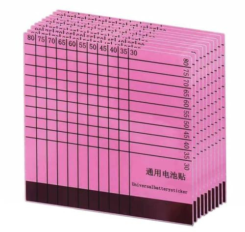 RGYBAO 10Sheets Adhesive Battery Covers Battery Stickers Easy to Apply and Remove for Mobile Device Maintenance Stickers
