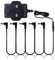 SONICAKE Pedal Power Supply Adapter Guitar Bass Accessories 9V DC 1000mA 1A Daisy Chain Power Cable 5-Way Right Angle Plug