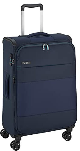 Bowatex Mittlerer 71 cm TSA Reisetrolley Rollen Koffer 2,9 kg 70 Li Plus Du Blau
