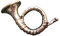 Ansteckpin Horn | für den Hut oder das Revers | Perfekt zum Jagd-Outfit | Anstecker Pin Button | Altsilber
