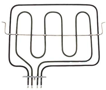 Marel Shop® - Elemento Riscaldante Resistenza Doppia per Forno compatibile con Nardi 1800 W + 800 W 380 x 283 mm