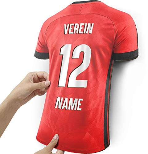 Elbeffekt Trikotlampe für Leverkusen Fans aus Holz - personalisierbares Geschenk - schenke Dein individuellen Leverkusen Fanartikel aus Echtholz
