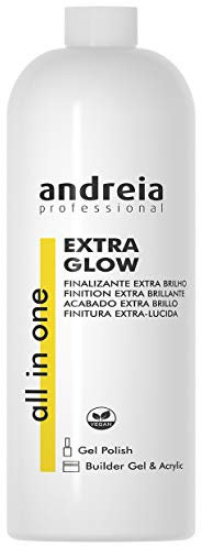 Andreia Professional Extra Glow High Shine Finish for Dipping, Gel Polish, Builder and Acrylic Nails - 1 Litre