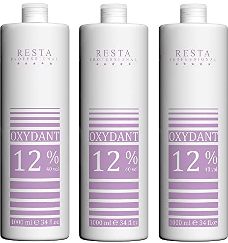 3er Resta Professional Creme Oxydant mit hoher Schutzwirkung 12% 1000 ml