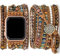 Somesame Compatible with Apple Watch Strap 45mm 44mm 42mm Boho Beads Multilayer 5 Wrap Rainbow Handmade Braided Rope Watch Strap for Men Women Bracelets for iWatch SE Series 7 6 5 4 3 2 Brown
