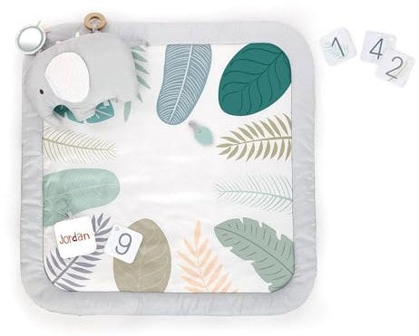Ingenuity, Sprout Spot Baby Meilenstein Spielmatte, inklusive 5 Spielzeugen, 1 m groß, für Neugeborene