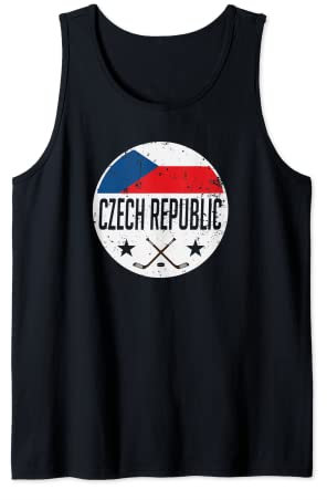 Czech Republic Ice Hockey Flag Jersey Supporter Fan Gift Tank Top