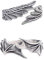 BYNYXI Engel Teufel Paar Ringe, Verstellbare Partnerringe 925 Sterling Silber Ring mit Flügel und Teufelsmotiv, Vintage Offener Ring Schmuck für Damen und Herren