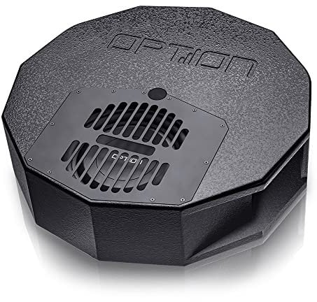 Option DRIVE10BRA - Subwoofer attivo 25 cm per la ruota di scorta (300 Watt)