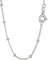 NKlaus 45cm Panzerkette 925 Silber elegante Halskette filigrante Breite 1,1mm Collier 2,2g schwer 6757