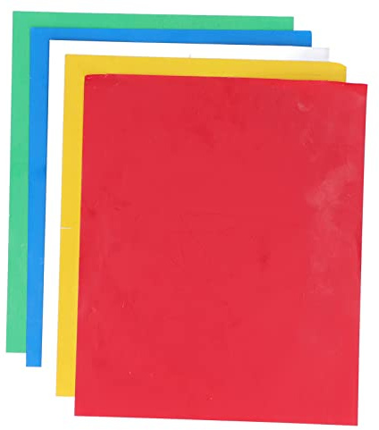 Wasserlösliches Kohlepapier, 5 Farben zum präzisen Übertragen von Mustern, Pauspapier für Nähen, Quilten, Holzschnitzerei, Lederverarbeitung und DIY-Basteln