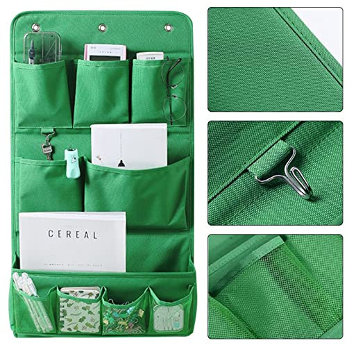 YVIFEVG Hängeorganizer Hängeregal Hängeaufbewahrung Hängetaschen Organizer Hängend Türregal Betttasche Stoff Bad Bett Tür Spind Badezimmer Wand, 1 Stück