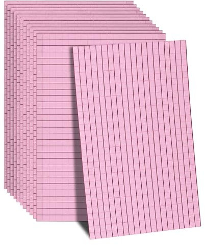 sourcing map Lot de 7 200 carreaux de mosaïque autocollants en verre pour boule disco, bricolage, décoration KTV - Rose - 5 x 5 mm