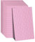 sourcing map Lot de 7 200 carreaux de mosaïque autocollants en verre pour boule disco, bricolage, décoration KTV - Rose - 5 x 5 mm