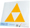 Indigos UG Auto Aufkleber Auto - 300x257 mm - Triforce - gelb - konturgeschnittener Autoaufkleber ohne Hintergrund - selbstklebender Sticker für Auto, Fenster, Bus oder LKW - UV-beständig & wetterfest