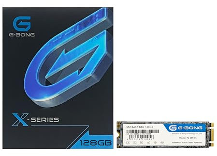 G-Bong 128 GB 2280 M.2 SATA SSD SATA 3.0 (6Gb/s) 3D TLC NAND Flash Read Speed up to 600 Mb/s, Internal 128 GB 2280 M.2 SATA 3.0 SSD 6Gb/s Interface Read Speed up to 600 Mb/s