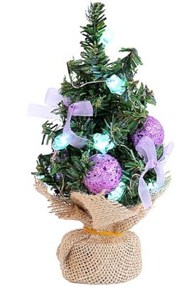 Générique Mini Sapin de Noel Vert, 10-45Cm Sapin Noel Artificiel avec et Exquis Ornements, Petit Sapin de Noël, Décoration de Noël Faux Cadeau Noel Deco Noel Petite Maison
