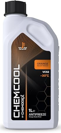 ChemCool Chemodex 30°C Ready To Use, Mixed Antifreeze Coolant in Orange 1 Litre