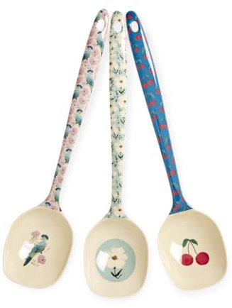 Rice Melamin Kochlöffel 3er-Set - Show Your True Color - Bruchsicher Campingeschirr Melamingeschirr Kinderbesteck Koch Löffel Bruchsicher BPA-frei