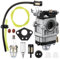 Vergaser für Motorsense 52 cc 49 cc 43 cc, rasenmähermotoren vergaser Set mit Dichtung, Schlauch, Zündkerze und Benzinfilter