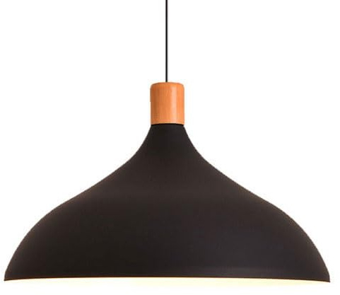 KXKLGWHN Creative Bowl-Shaped Pendant Lamp Shade, Simple Style Metal Chandelier, E27 Light Source Single-Head Hanging Light, Porch Balcony Decoration Ceiling Lighting Fixtures