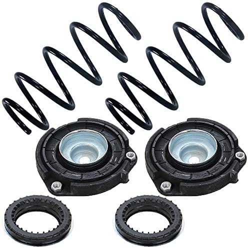 BESTPRICE ATP 2x Fahrwerksfeder vorne Schraubenfeder links & rechts, 2x | Kompatibel mit: AUDI A3, A3 Sportback, SKODA OCTAVIA II, OCTAVIA II Combi, VW BEETLE, BEETLE Cabriolet, GOLF PLUS V, GOLF V