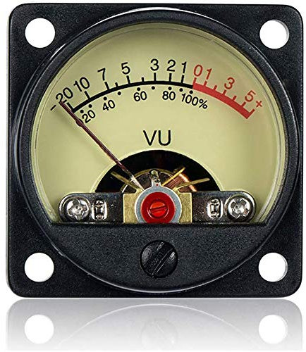 POFET Hochpräzises Panel VU Meter Hintergrundbeleuchtung Leistungsverstärker Audio DB Level Header