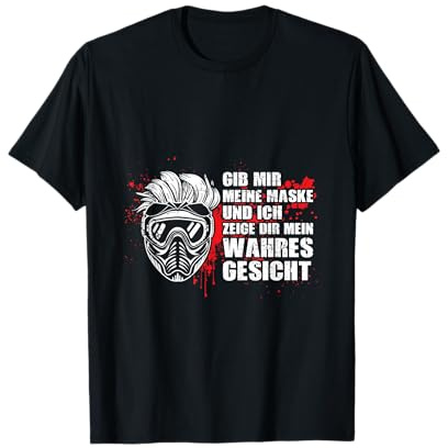 Paintball Spieler Gib mir meine Maske Paintballer Geschenk T-Shirt
