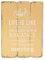 levandeo Wandbild Holz 28x21cm Orange Sprüche Sayings Shabby Chic Vintage Deko Schild Keep Moving Bike