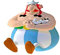 Plastoy SAS 80109 - Chibi Obelix und Idefix - Sparschwein, Keine