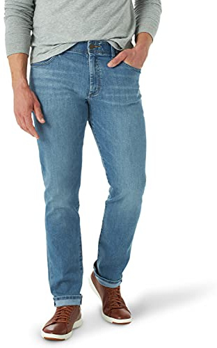 Lee Men's Extreme Motion Straight Taper Jean Scott 42W x 29L