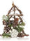com-four® Hänger-Baum für die Weihnachtsdeko - Christbaumhänger für winterliche Gestaltung - handgemachter Raumschmuck zum Dekorieren - Hängedekoration für Fenster und Tür (1 Stück - Baum)