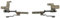 Replacement Laptop LCD Screen Hinges Shaft Axis For ASUS ZENBOOK UX501 UX501JW UX501VW Silver