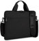 MicaYoung 14 15 Pouces Sacoche pour Ordinateur Portable Mallette Imperméable PC Sac à Main avec Bandoulière et Ceinture à Bagage Compatible avec Notebook/Chromebook/Apple/IdeaPad/Acer, Noir