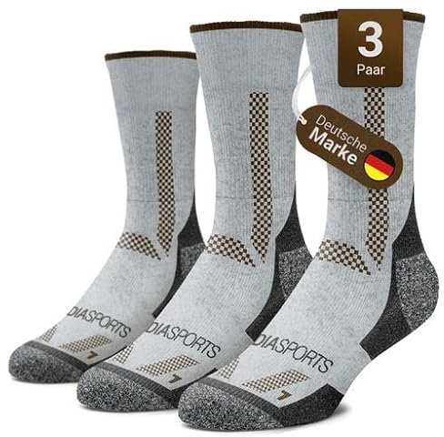 Diasports Wandersocken Herren & Damen | Antiblasen Wanderstrümpfe | Atmungsaktive Outdoorsocken | Warme Thermosocken | Funktionssocken