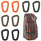 Keboyoe 8 Stück Karabiner Clip D Form Karabiner Kunststoff Karabiner Clip Karabiner Clip Set für Outdoor Camping Wandern