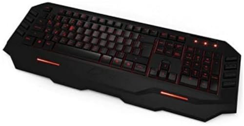 Ozone Gaming Blade OZBLADEUS Teclado Gaming Membrana, Iluminación Dual, Numérico, Layout Americano, Negro