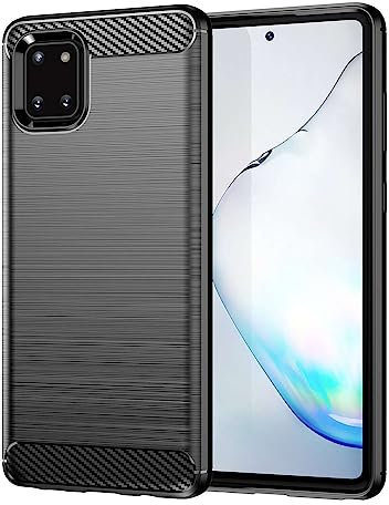 Custodia e cover per Samsung Galaxy Note 10 Lite,Fibra di carbonio raffinata,Anti-caduta,Anti-impronta digitale,protezione completa.Custodia compatibile con Samsung Galaxy Note 10 Lite