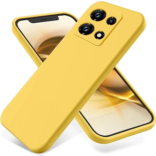 SHIEID Funda para Infinix Note 30 Pro,Carcasa Silicona Suave Gel Rasguño y Resistente Teléfono Móvil Cover,Funda Goma Cubierta Telefono Cobertura para Infinix Note 30 Pro-Amarillo