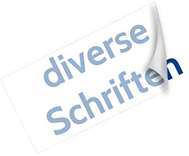 Wunschtextaufkleber selbst gestalten Sticker personalisiert Geschenk Motiv 10 bis 130cm