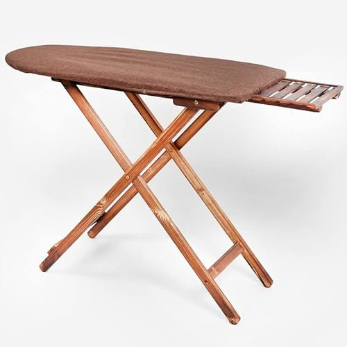 Planche à Repasser en Bois Massif, Table de Support de Station de Repassage Pliable, Hauteur Réglable, for Repassage Manches Cols de Poignets à la Maison Appartement Buanderie Petits Espaces (Color :