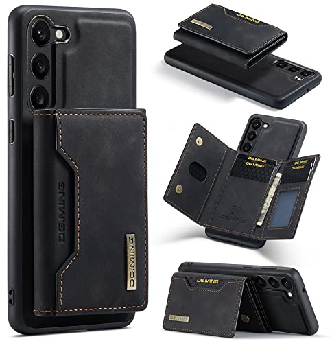 ZCDAYE for Samsung Galaxy S23 FE Case with Magnetic Wallet, Black | Premium Leather Phone Case with Card Holder, Powerful Magnets, Practical Cases for Women Man, Durable Protective Phone Cover