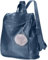Puwuzixi Women Backpack Waterproof Anti-Theft Lightweight PU Fashion Travel Multipurpose Convertible Purse Shoulder Bag Handbag Backpack（Blue）
